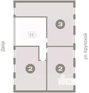 2-к квартира, вторичка, 65м2, 4/9 этаж