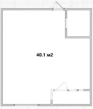 1-к квартира, сданный дом, 40м2, 12/16 этаж