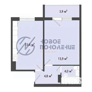 1-к квартира, вторичка, 36м2, 7/10 этаж