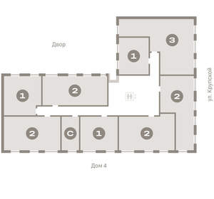 2-к квартира, вторичка, 66м2, 4/9 этаж
