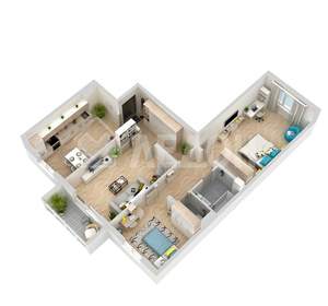 3-к квартира, вторичка, 77м2, 1/10 этаж