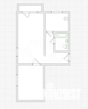 2-к квартира, вторичка, 44м2, 5/5 этаж