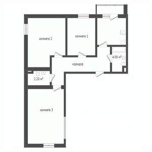 3-к квартира, вторичка, 82м2, 7/9 этаж