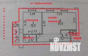 2-к квартира, вторичка, 61м2, 4/9 этаж