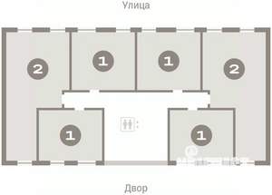 1-к квартира, вторичка, 42м2, 3/7 этаж