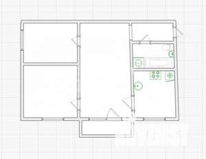 3-к квартира, вторичка, 50м2, 3/5 этаж