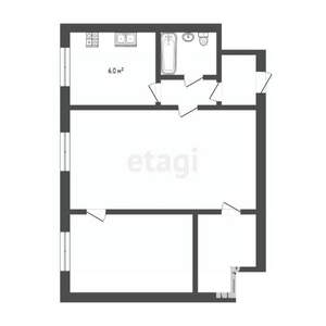 2-к квартира, вторичка, 41м2, 2/5 этаж