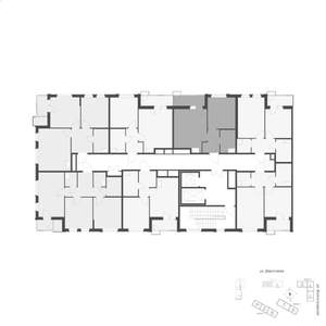 1-к квартира, вторичка, 40м2, 6/7 этаж