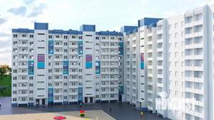 2-к квартира, вторичка, 57м2, 1/10 этаж