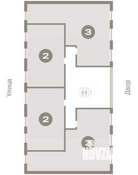 3-к квартира, вторичка, 84м2, 2/9 этаж