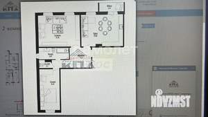 2-к квартира, сданный дом, 83м2, 9/10 этаж