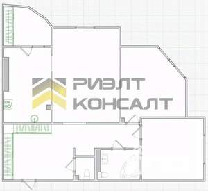 3-к квартира, вторичка, 109м2, 12/16 этаж