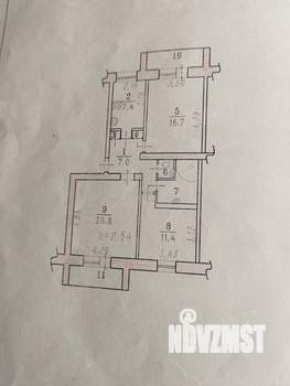 3-к квартира, вторичка, 78м2, 1/5 этаж