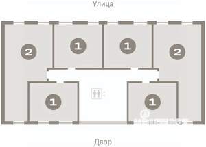 2-к квартира, вторичка, 68м2, 3/17 этаж
