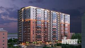 1-к квартира, строящийся дом, 45м2, 2/15 этаж