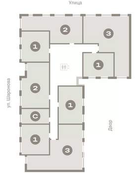 1-к квартира, вторичка, 45м2, 4/8 этаж