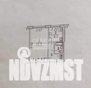 1-к квартира, вторичка, 30м2, 6/9 этаж