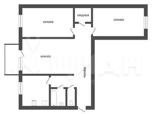 3-к квартира, вторичка, 60м2, 3/5 этаж