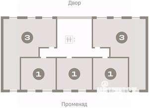 3-к квартира, вторичка, 85м2, 5/7 этаж