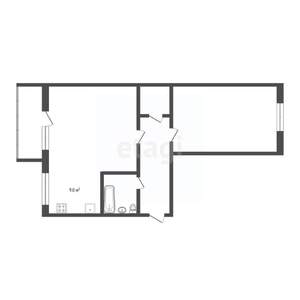2-к квартира, вторичка, 60м2, 14/14 этаж