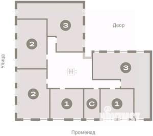 2-к квартира, вторичка, 65м2, 5/17 этаж