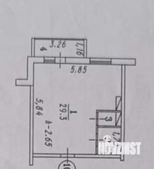 Студия квартира, вторичка, 33м2, 1/13 этаж