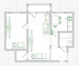 2-к квартира, вторичка, 41м2, 2/5 этаж