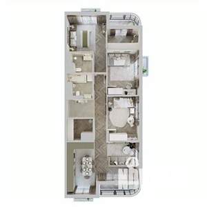 3-к квартира, строящийся дом, 98м2, 12/13 этаж