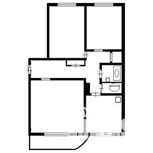 3-к квартира, вторичка, 67м2, 10/12 этаж