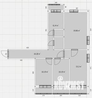 4-к квартира, вторичка, 85м2, 7/9 этаж