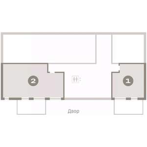 1-к квартира, вторичка, 63м2, 1/9 этаж