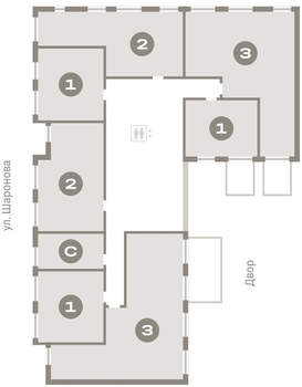 1-к квартира, вторичка, 42м2, 2/16 этаж