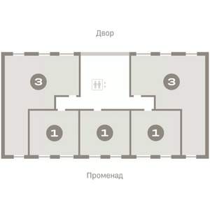 3-к квартира, вторичка, 85м2, 6/9 этаж