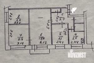 4-к квартира, вторичка, 59м2, 4/5 этаж