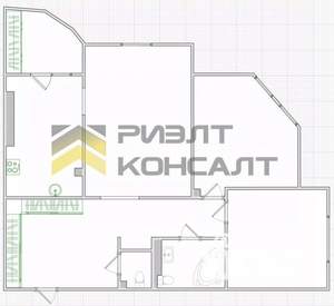 3-к квартира, вторичка, 109м2, 12/16 этаж