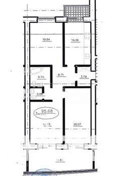 3-к квартира, вторичка, 106м2, 5/12 этаж