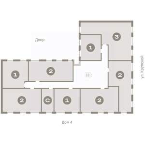 3-к квартира, вторичка, 86м2, 3/9 этаж