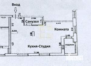 2-к квартира, вторичка, 57м2, 2/18 этаж
