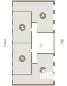 3-к квартира, вторичка, 85м2, 6/9 этаж