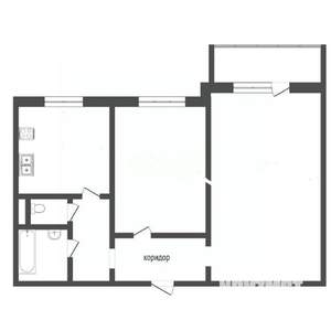 2-к квартира, вторичка, 52м2, 4/9 этаж