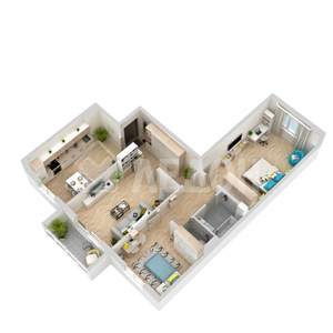 3-к квартира, вторичка, 77м2, 8/8 этаж
