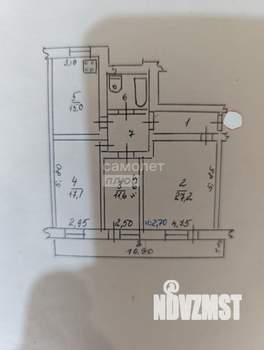 3-к квартира, вторичка, 94м2, 1/5 этаж