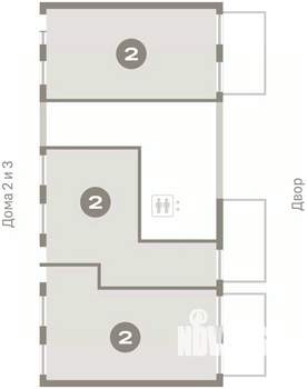 2-к квартира, вторичка, 95м2, 1/9 этаж