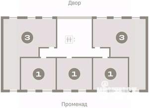 3-к квартира, вторичка, 85м2, 4/17 этаж