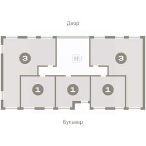 3-к квартира, вторичка, 85м2, 3/16 этаж