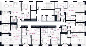2-к квартира, вторичка, 83м2, 3/15 этаж