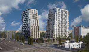 1-к квартира, строящийся дом, 41м2, 12/15 этаж