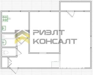 2-к квартира, вторичка, 48м2, 4/9 этаж