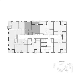 1-к квартира, вторичка, 40м2, 6/7 этаж