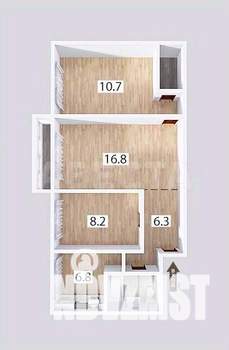 3-к квартира, вторичка, 54м2, 5/5 этаж